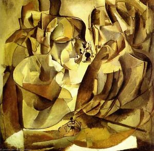 Retrato De Jugadores De Ajedrez — Marcel Duchamp, Cubismo