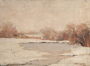 Country Loch In Winter — John Elliot Maguire