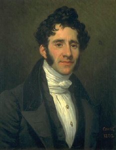 Portrait D'homme En Buste — Joseph Désiré Court, Neoclassicism