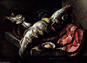 Stilleben Mit Fischen — Abraham Hendricksz. Van Beyeren