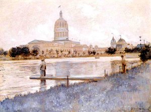 The Chicago World's Fair, Illinois Building — John Henry Twachtman