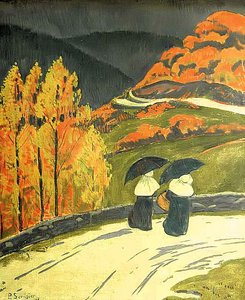 Pluie Sur La Route De La Gare — Paul Sérusier