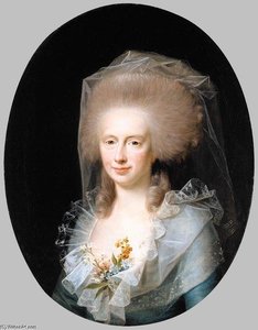 Portrait of Bolette Marie Lindencrone