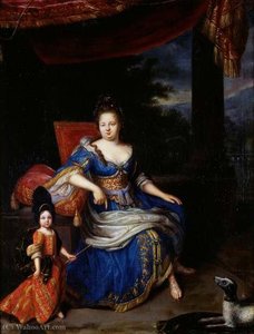 Portrait Of The Princess Palatine — Constantin Netscher