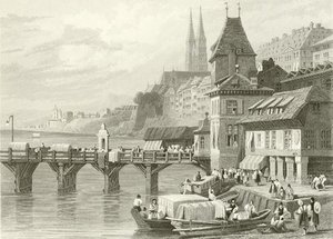 Basle, On The Rhine — Samuel Prout