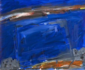 The Barn (blue Ii) — Basil Blackshaw