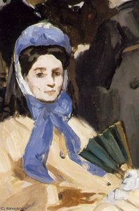 Music In The Tuileries, (detalj) Nati — Édouard Manet, Academic Painting