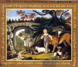 Peaceable Kingdom Of The Branch — Edward Hicks, American Folk Art
