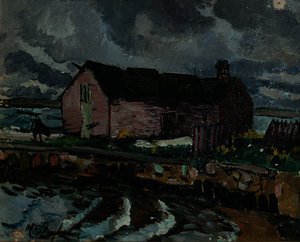Buildings On A Spit Of Land, Nantucket