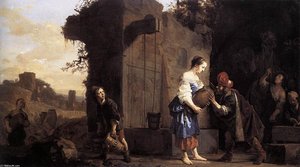 Eliezer And Rebecca — Salomon De Bray