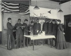 Physiology Class Studying The Heart — Frances Benjamin Johnston