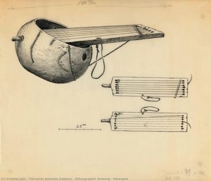 Ethnographic drawing - Mbangwe