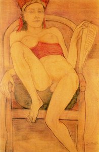 The Sovereign Hemafrodita — Balthus, Symbolism