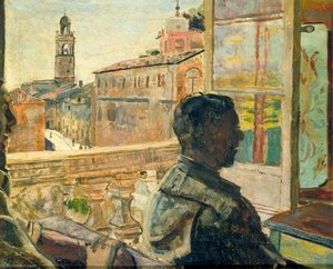 A Window Of A Classroom In The Army School Of Education, Perugia, Italy — Carel Victor Morlais Weight