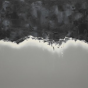 Fractured Silence: A Monochromatic Study Of Obsidian Weight And Ethereal Void — David Moreau, Contemporary Abstraction