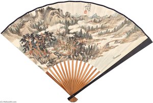Mountain In Autumn View — Wu Qinmu
