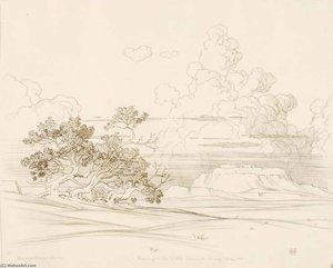 Evening On The Little Colorado River, Arizona — George Elbert Burr, American Regionalism