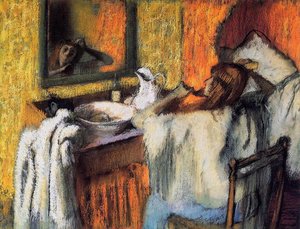 Woman At Her Toilette — Edgar Degas
