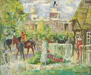 Paddock At Deauville — Emilio Grau Sala