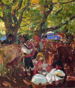 Galicia, The Pilgrimage (also Known As The Cattle Fair, Galicia) — Joaquín Sorolla Y Bastida