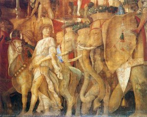 Triumfos De César (escena 5) — Andrea Mantegna, Renaissance