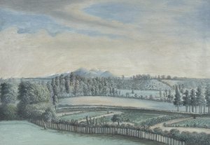 View of Malvern Hills from Bevere - Moses Griffith