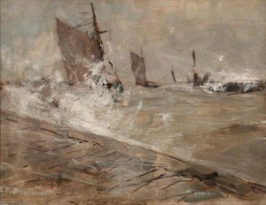 Harbour Scene — Frank Brangwyn