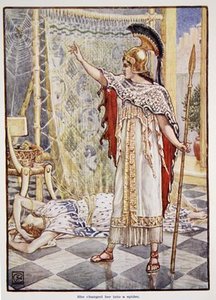 She Changed Her Into A Spider — Walter Crane