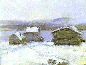 Winter In Lapland. — Konstantin Alexeievitch Korovin, Russian Impressionism