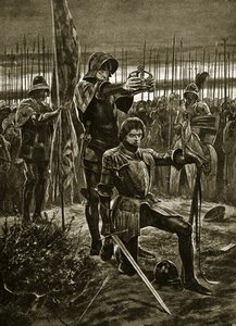 Henry Vii Crowned At Bosworth — Richard Caton Woodville, Historical Illustration
