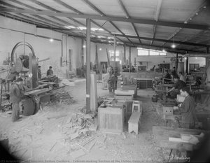 Cabinet-making Section Of The Lisbon General Workshops — Francisco Santos Cordeiro, Documentary Photography