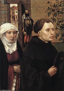 Mérode-altar (detail) — Robert Campin (meister Von Flémalle), Frühniederländische Malerei