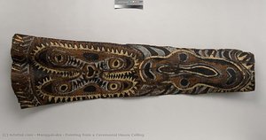 Painting From A Ceremonial House Ceiling — Kuimbi Wanyi