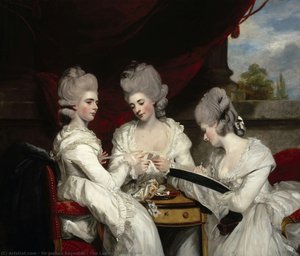 The Ladies Waldegrave — Sir Joshua Reynolds, Neoclassical Portraiture
