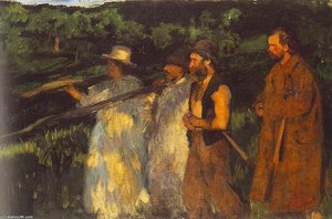 Woodsmen Returning Home — Károly Ferenczy
