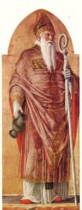 San Luca Altarpiece (detail) — Андреа Мантења, Early Renaissance