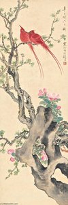 Perching By The Blossoms — Jiang Hanting