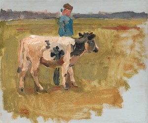 Farmers And Cattle — Wilhelmus Hendrikus Petrus Johannes Zwart