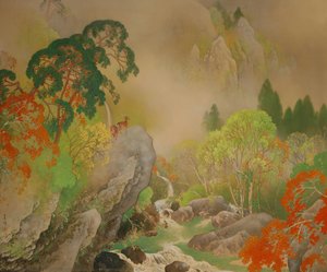 Mountains In Fall — Gennosuke Kawakita