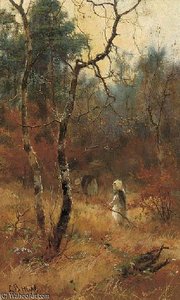 Autumn In The Woods — Louis Bosworth Hurt