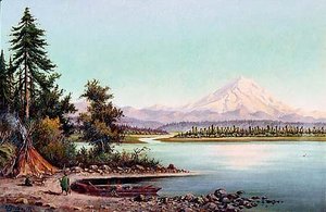 Mount Tacoma, Washington Territory, (painting)