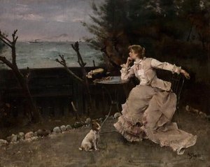 In Deep Thought — Alfred Émile Léopold Stevens