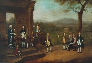 Breaking Up Day At Dr Clayton's School At Salford — Arthur William Devis