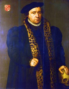 A Man with a Skull