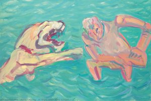 At Night When Mice Scream — Maria Lassnig