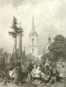Cemetery Of The Smolensko Church — Alfred Gomersal Vickers