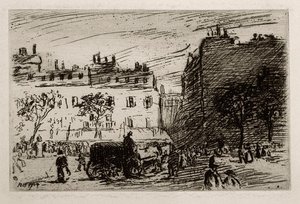 Paris Street Scene — Robert Henri, Contemporary Realism
