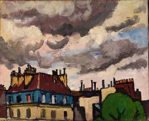Rooftops And Clouds, Paris — Henry Lyman Saÿen