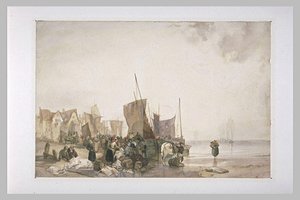 The Return Of The Fishing — Richard Parkes Bonington