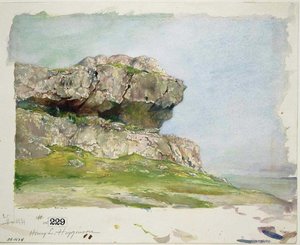 Rocks At Newport — John La Farge
